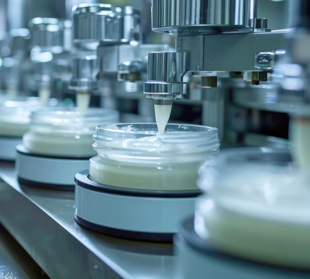 Cream Formula, Cream in Production Line